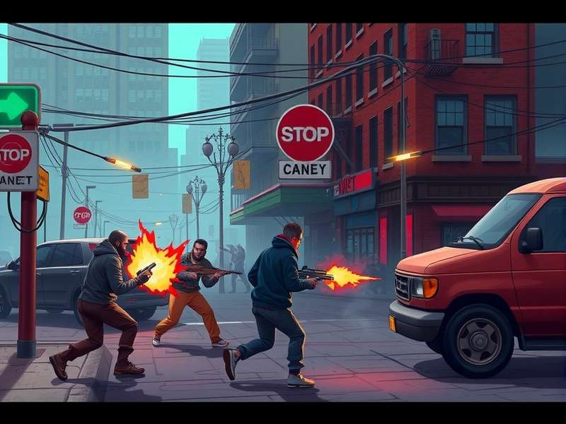 Street Gangs Pixel Wars Gameplay Screenshot