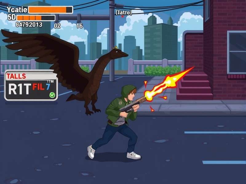 Street Gangs Pixel Wars Battle Scene